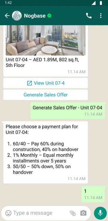 Select payment terms
