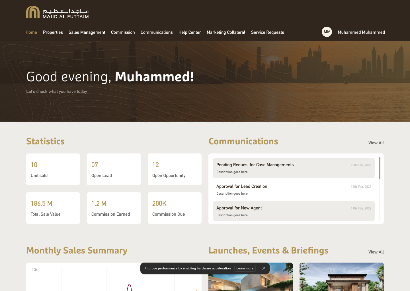 Broker Command Center