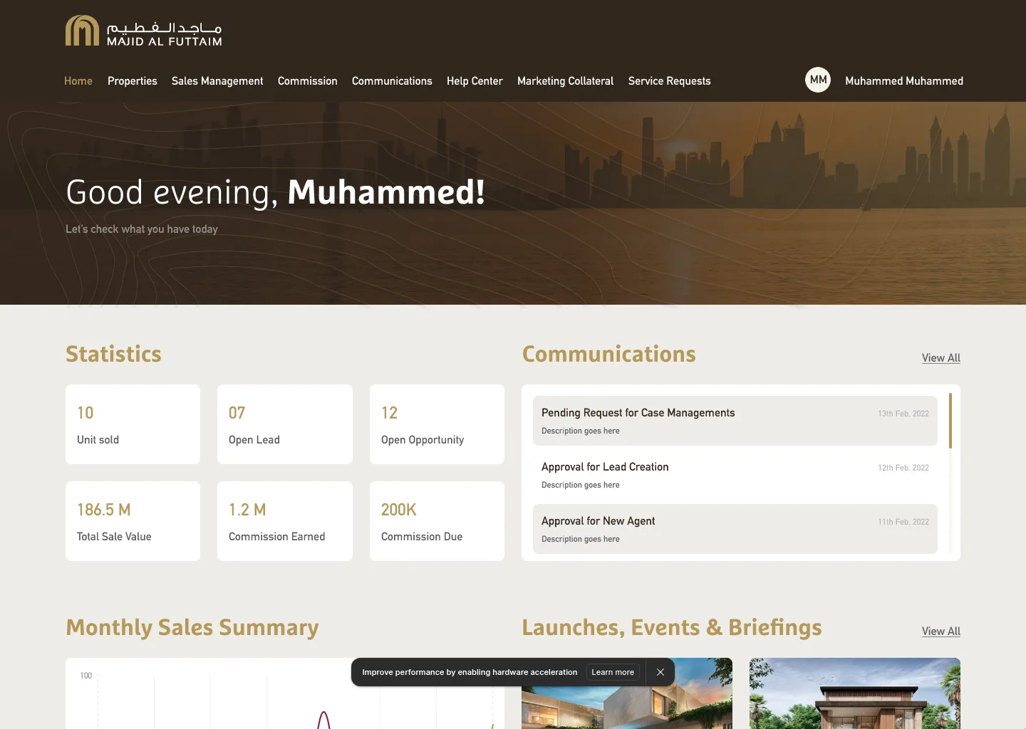 Broker Command Center